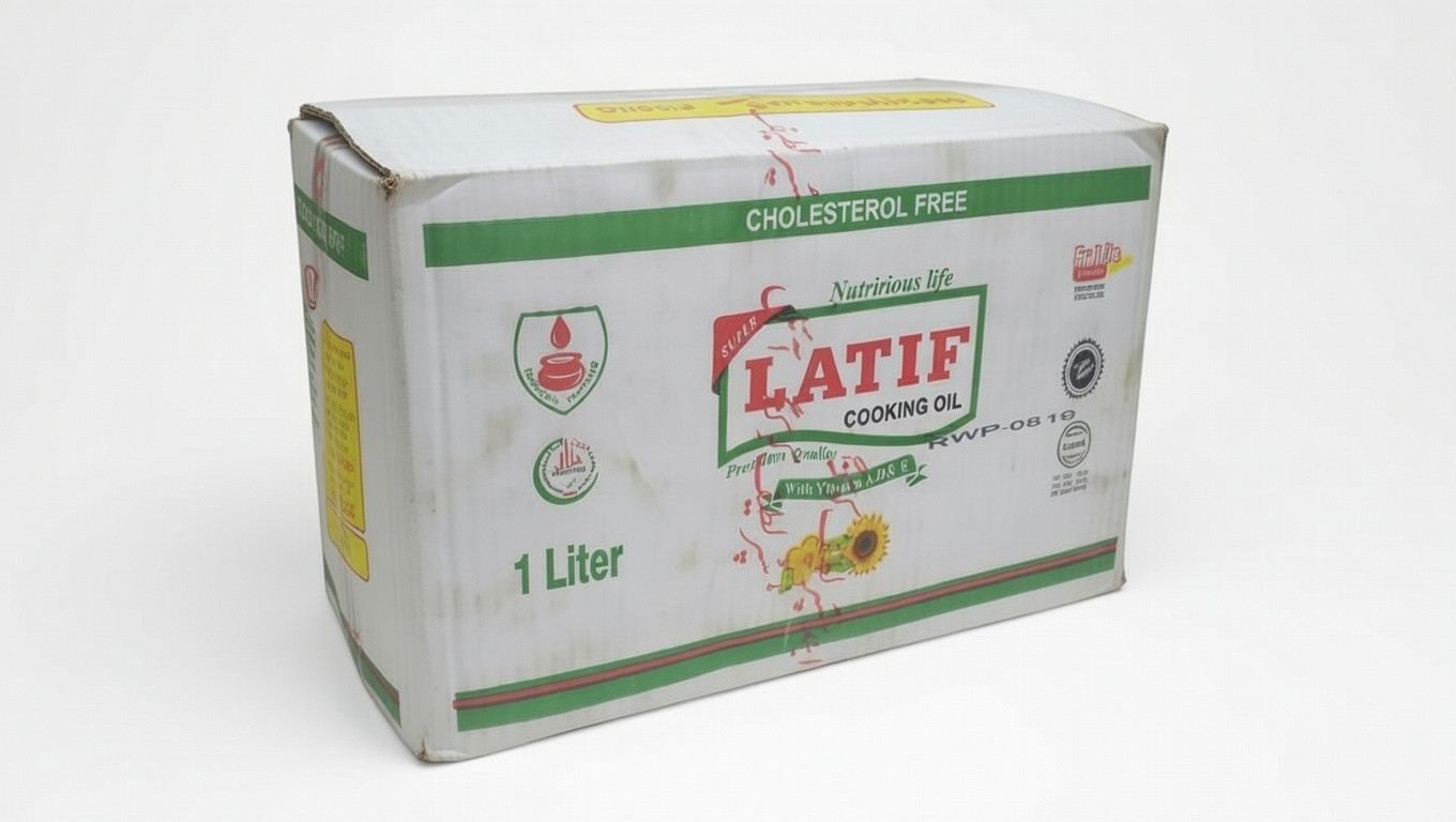 Latif Katon Cooking Oil (12 piece)