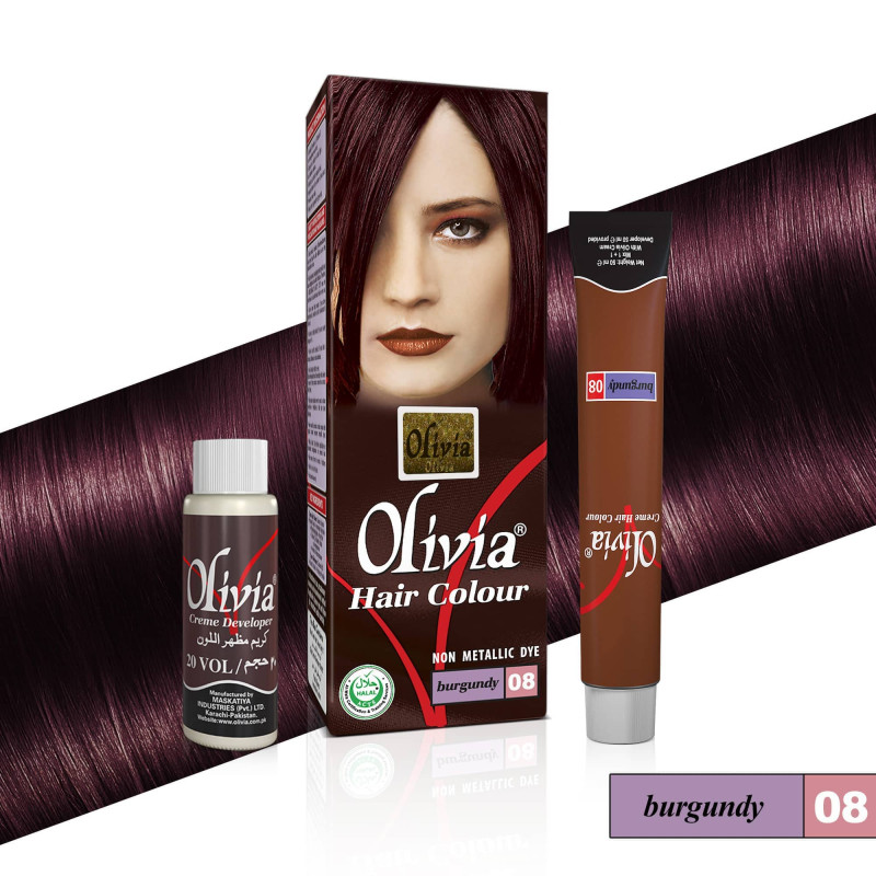 Olivia Hair Color (Burgundy)